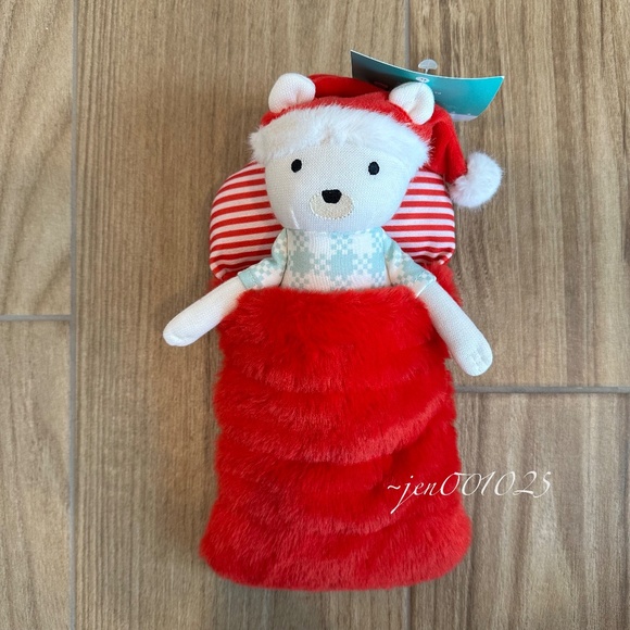 Pillowfort Polar Bear Mini Plush with Sleeping Bag - Picture 5 of 11